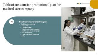 Promotional Plan For Medical Care Company Powerpoint Presentation Slides Strategy CD V Content Ready Adaptable