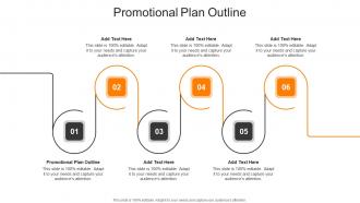 Promotional Plan Outline In Powerpoint And Google Slides Cpb