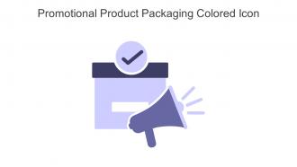 Promotional Product Packaging Colored Icon In Powerpoint Pptx Png And Editable Eps Format