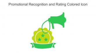 Promotional Recognition And Rating Colored Icon In Powerpoint Pptx Png And Editable Eps Format