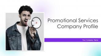 Promotional Services Company Profile Powerpoint Presentation Slides