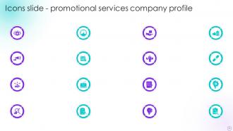 Promotional Services Company Profile Powerpoint Presentation Slides