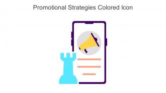 Promotional Strategies Colored Icon In Powerpoint Pptx Png And Editable Eps Format