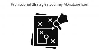 Promotional Strategies Journey Monotone Icon In Powerpoint Pptx Png And Editable Eps Format