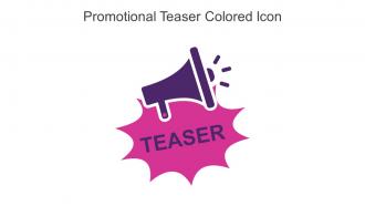 Promotional Teaser Colored Icon In Powerpoint Pptx Png And Editable Eps Format