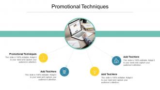Promotional Techniques In Powerpoint And Google Slides Cpb