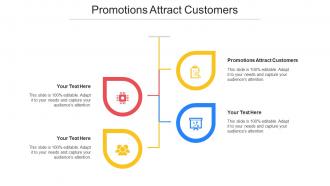 Promotions Attract Customers Ppt Powerpoint Presentation Inspiration Grid Cpb