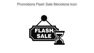 Promotions Flash Sale Monotone Icon In Powerpoint Pptx Png And Editable Eps Format