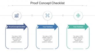 Proof concept checklist ppt powerpoint presentation visual aids outline cpb