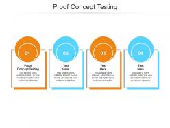 Proof concept testing ppt powerpoint presentation visual aids professional cpb