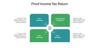 Proof income tax return ppt powerpoint presentation gallery ideas cpb