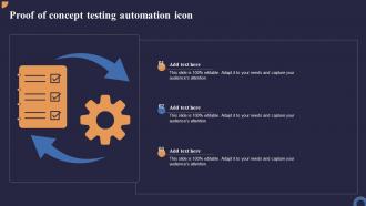 Proof Of Concept Testing Automation Icon