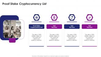 Proof Stake Cryptocurrency List In Powerpoint And Google Slides Cpb