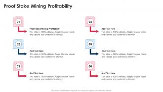 Proof Stake Mining Profitability In Powerpoint And Google Slides Cpb