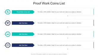 Proof Work Coins List In Powerpoint And Google Slides Cpb