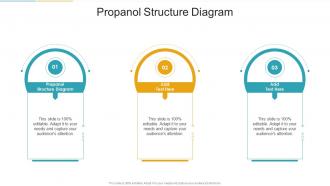 Propanol Structure Diagram In Powerpoint And Google Slides Cpb