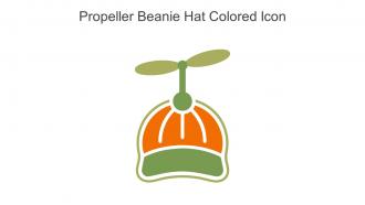Propeller Beanie Hat Colored Icon In Powerpoint Pptx Png And Editable Eps Format