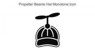 Propeller Beanie Hat Monotone Icon In Powerpoint Pptx Png And Editable Eps Format