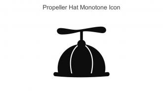 Propeller Hat Monotone Icon In Powerpoint Pptx Png And Editable Eps Format