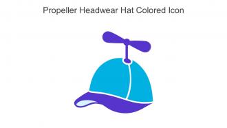Propeller Headwear Hat Colored Icon In Powerpoint Pptx Png And Editable Eps Format