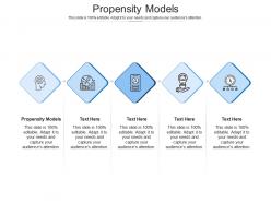 Propensity models ppt powerpoint presentation infographics grid cpb