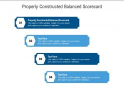 Properly constructed balanced scorecard ppt powerpoint presentation show templates cpb