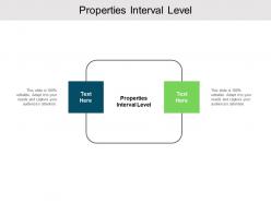 Properties interval level ppt powerpoint presentation model background images cpb