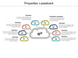 Properties leaseback ppt powerpoint presentation model gridlines cpb