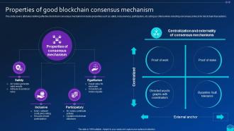 Properties Of Good Blockchain Consensus Comprehensive Approach To Privacy BCT SS