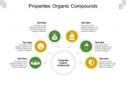 Properties organic compounds ppt powerpoint presentation infographic template objects cpb