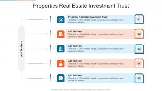 Properties Real Estate Investment Trust In Powerpoint And Google Slides Cpb