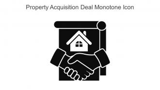 Property Acquisition Deal Monotone Icon In Powerpoint Pptx Png And Editable Eps Format