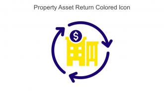 Property Asset Return Colored Icon In Powerpoint Pptx Png And Editable Eps Format