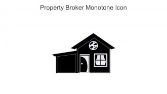 Property Broker Monotone Icon In Powerpoint Pptx Png And Editable Eps Format