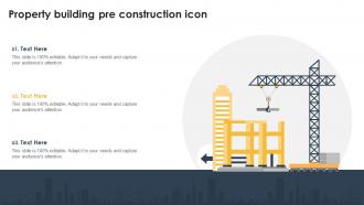 Property Building Pre Construction Icon