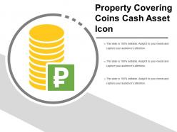 Property Covering Coins Cash Asset Icon