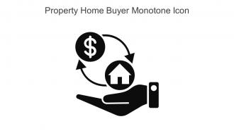 Property Home Buyer Monotone Icon In Powerpoint Pptx Png And Editable Eps Format