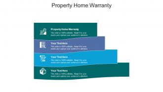 Property home warranty ppt powerpoint presentation summary good cpb