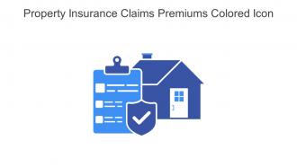 Property Insurance Claims Premiums Colored Icon In Powerpoint Pptx Png And Editable Eps Format