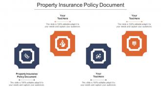 Property Insurance Policy Document Ppt Powerpoint Presentation Layouts Files Cpb