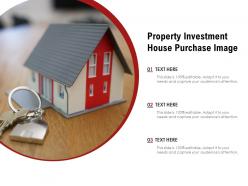 Property investment house purchase image
