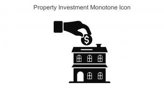 Property Investment Monotone Icon In Powerpoint Pptx Png And Editable Eps Format
