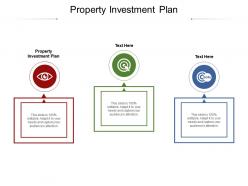Property investment plan ppt powerpoint presentation styles mockup cpb