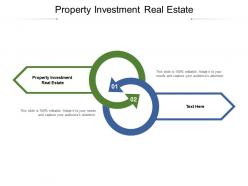Property investment real estate ppt powerpoint presentation portfolio outline cpb