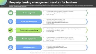 Property Leasing Management Services For Business