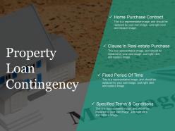 Property loan contingency ppt slide design