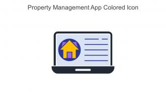 Property Management App Colored Icon In Powerpoint Pptx Png And Editable Eps Format