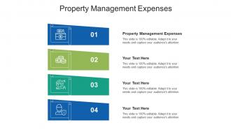 Property management expenses ppt powerpoint presentation show graphics example cpb