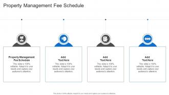 Property Management Fee Schedule In Powerpoint And Google Slides Cpb