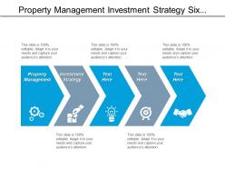 Property management investment strategy six sigma process management cpb